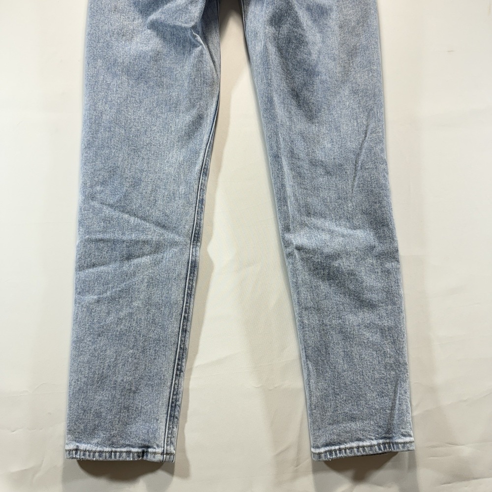 American Eagle Mom Jeans Stretch Light Wash Tapered Women's Size 0 - Picture 12 of 15